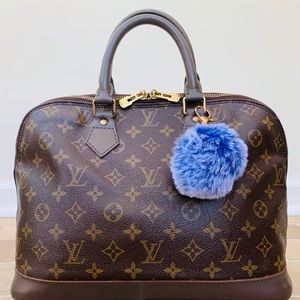 Authentic Louis Vuitton Alma Handbag Purse